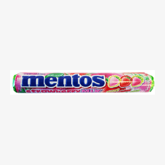 Mentos Aardbei Mix